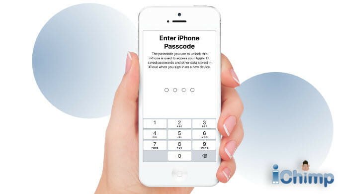 enter iPhone passcode