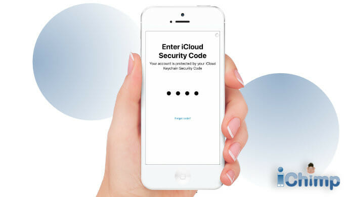 enter iCloud security code