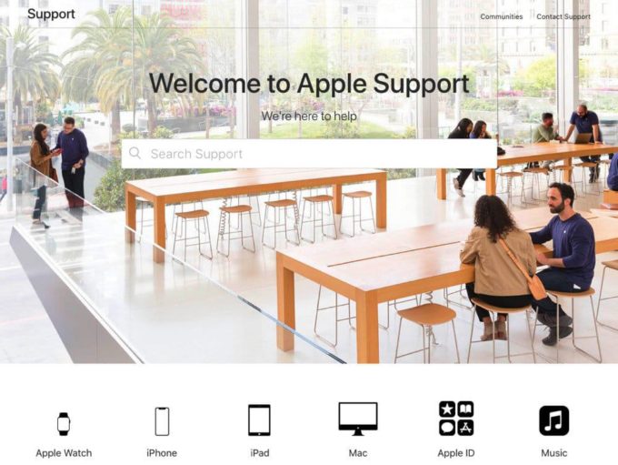 Apple support