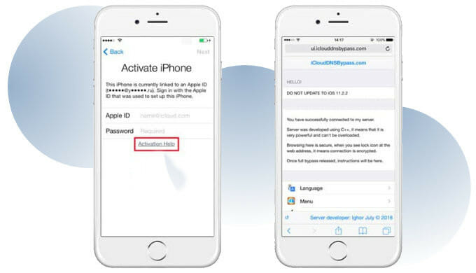 can you get past iphone activation lock