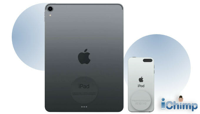 iPod and iPad IMEI location on the rear of the device