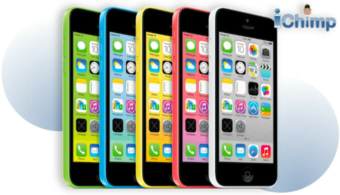 iPhone 5c in different colors