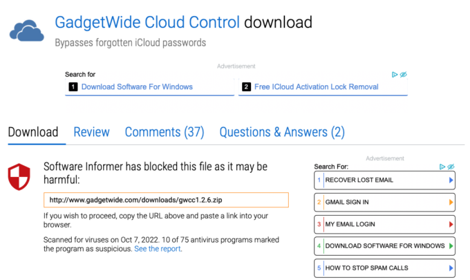 Gadgetwide cloud control service 1.2.7